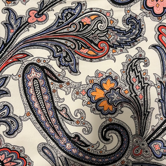 Ann Taylor 18 GUC Paisley Straight Skirt Zip Back - Picture 5 of 5